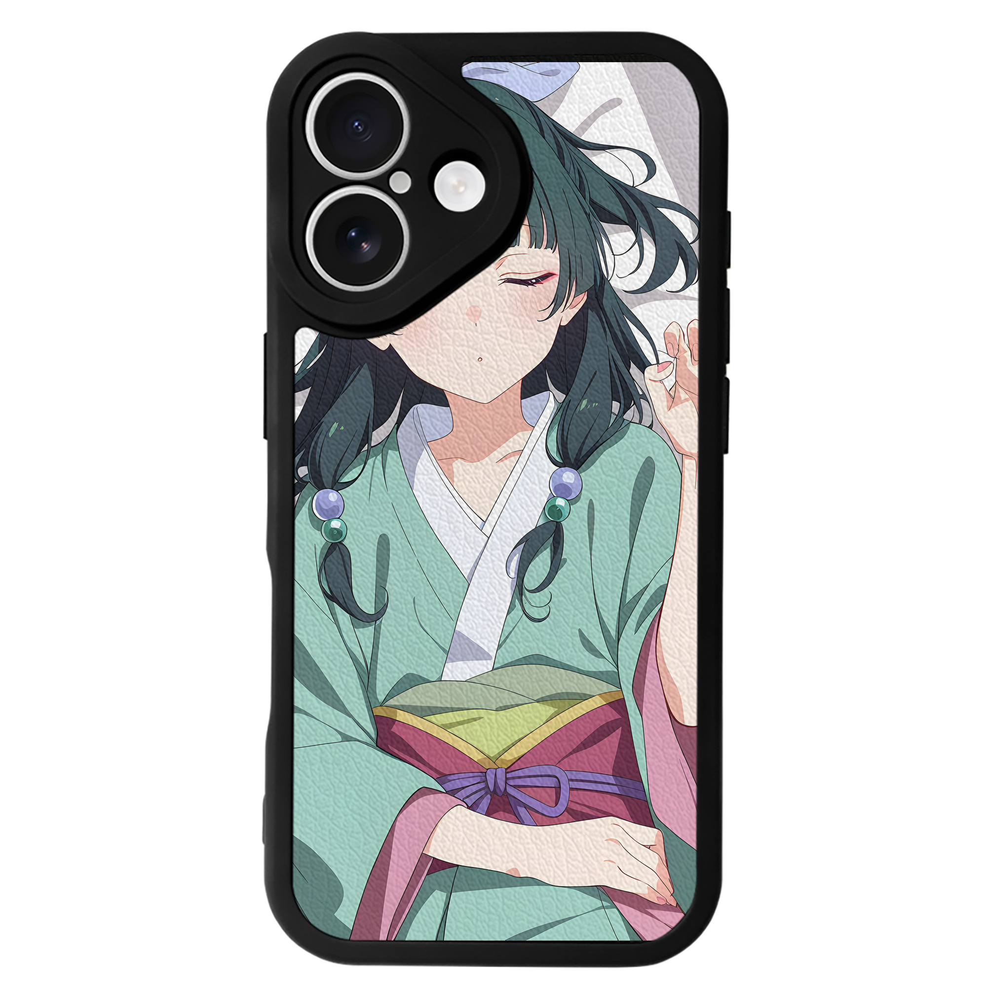 （画像用） 薬屋のひとりごと The Apothecary Diaries 【iPhone 16シリーズ対応】シリコンスマホケース（レザー調） 材質：シリコン